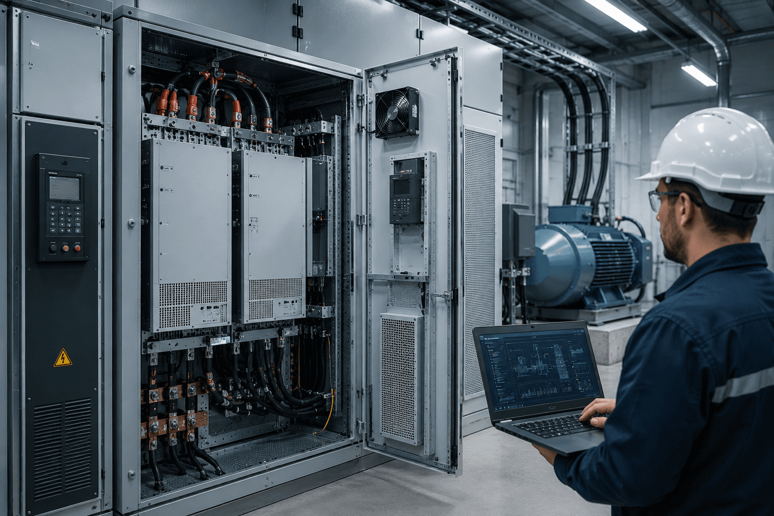 Medium voltage drive equipment and testing