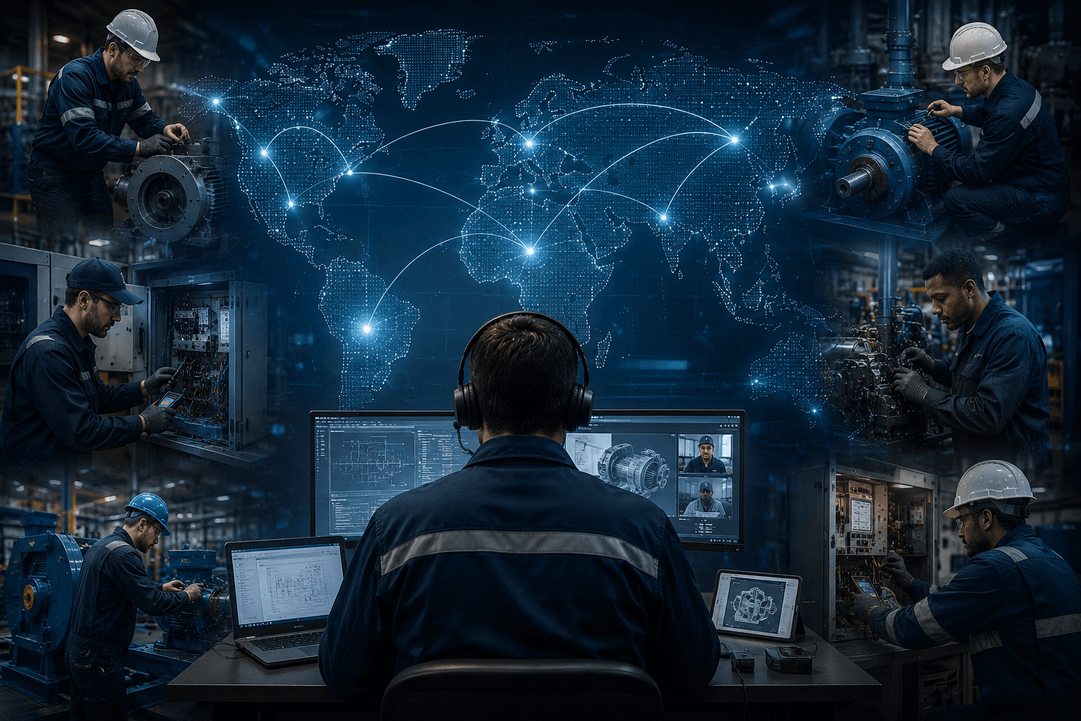 Worldwide repair and logistics network