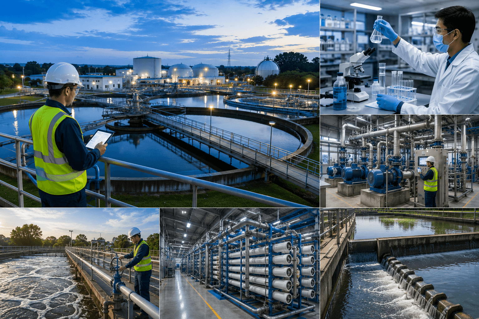 Water treatment and wastewater systems